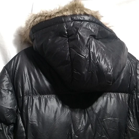 RARE! LJR JR Puffer Coat Zip/Snap Button Closure Sz.L - Picture 9 of 15